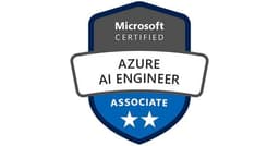 Azure AI Engineer Associate certification badge