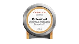 Oracle Cloud Infrastructure Generative AI Professional certification badge