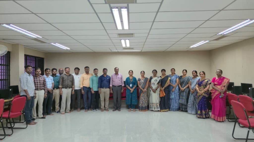School staff training on AI tools at Lions Matriculation School